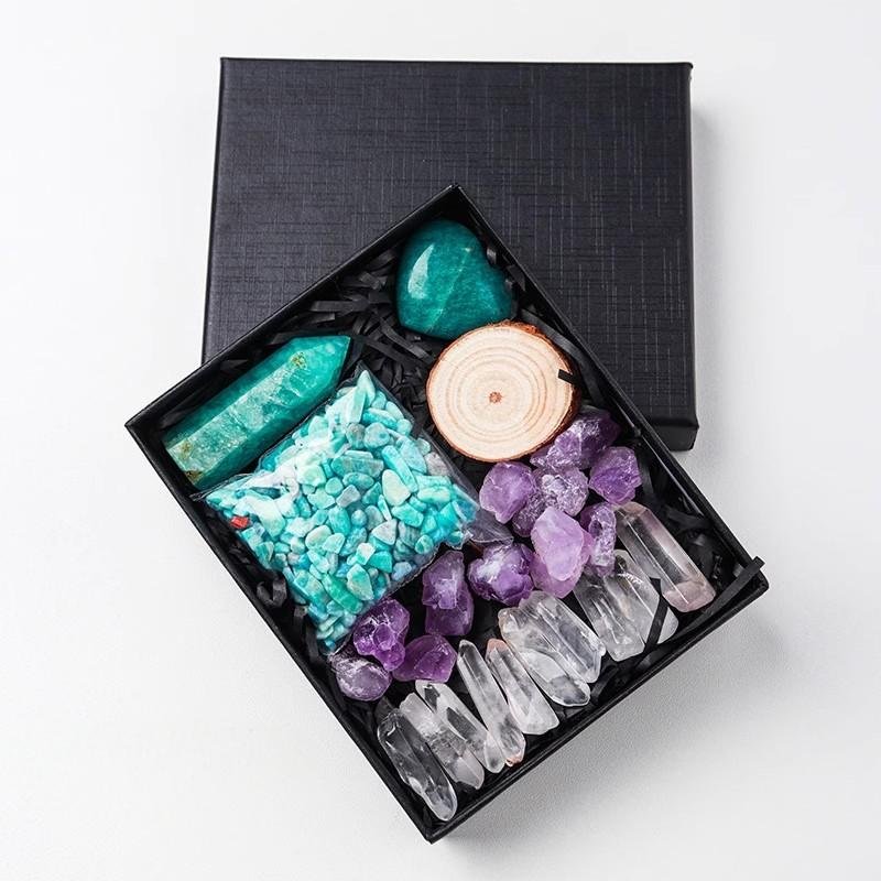 Krystallsett,Råstein,Mineralsamling - Bilde 8