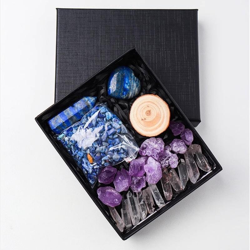 Krystallsett,Råstein,Mineralsamling - Bilde 9