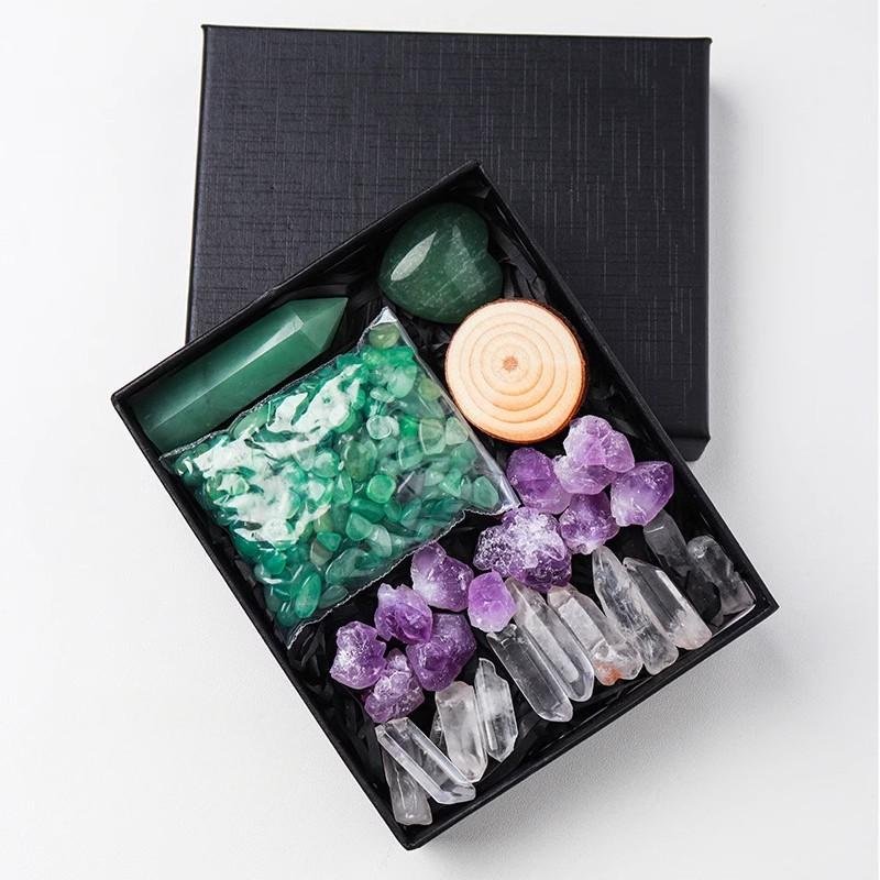 Krystallsett,Råstein,Mineralsamling - Bilde 10