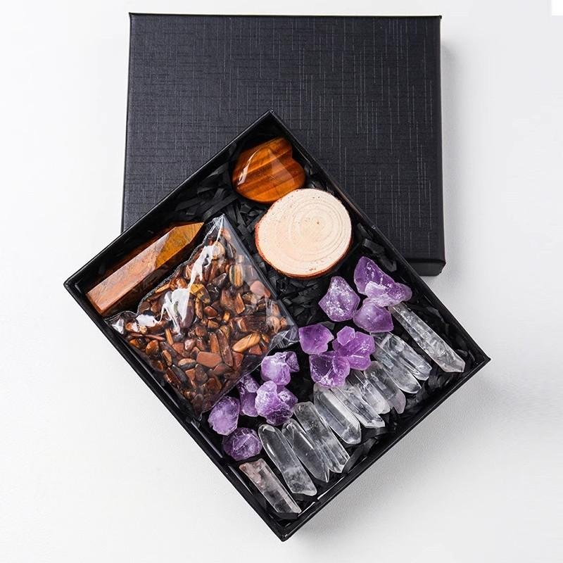 Krystallsett,Råstein,Mineralsamling - Bilde 11