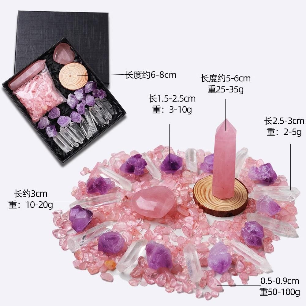 Krystallsett,Råstein,Mineralsamling - Bilde 13